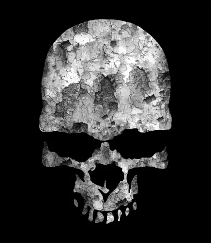 Digital-Art-Distressed-Skull